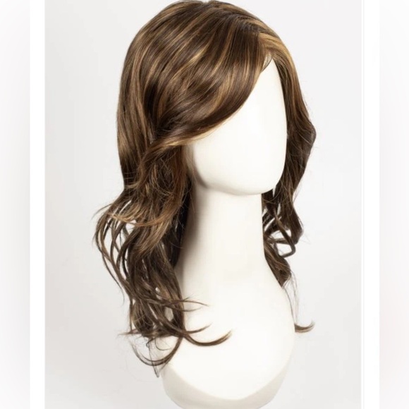 Adrianna Chocolate caramel 🍫 Jon Renau Wig lace front hand tied cap - Picture 2 of 8